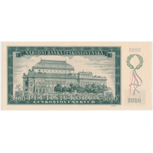 Czechosłowacja, 5.000 koron 1945