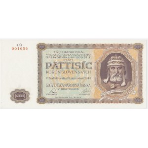 Slowakei, 5.000 Kronen 1944 - RAR und SCHÖN