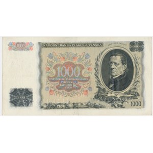 Slowakei, 1.000 Kronen 1934 - gedruckt - MODELL - GROSSE RARITÄT