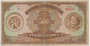 Czechoslovakia, 500 Korun 1923 - VERY RARE
