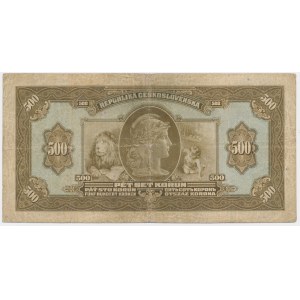 Československo, 500 korun 1923 - RARE