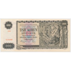 Słowacja, 1.000 koron 1940
