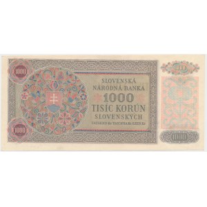 Slovakia, 1.000 Korun 1940