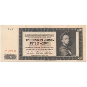 Böhmen und Mähren, 500 Kronen 1942