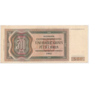 Čechy a Morava, 500 korún 1942