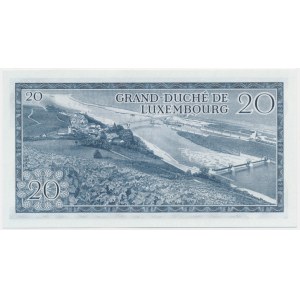 Lucembursko, 20 franků 1966