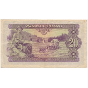 Lucembursko, 20 franků 1943