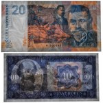 Tschechische Republik, Satz von 10-20 Kronen 2020 (2 Stück) - Privatplatzierung