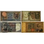 Włochy, zestaw 500-10.000 lirów 1974-82 (4 szt.)