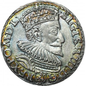 Zygmunt III Waza, Trojak Malbork 1593 - ex. Marzęta