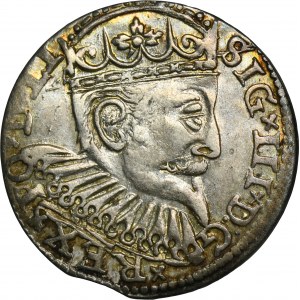 Zygmunt III Waza, Trojak Ryga 1598 - ex. Marzęta
