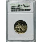 USA, 1/4 Dollar Philadelphia 2000 P - ANACS MS66 PL