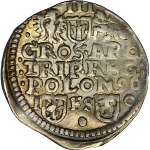 Sigismund III Vasa, 3 Groschen Bromberg 1596 - ex. Marzęta