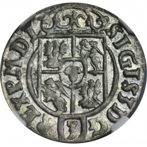 Zikmund III Vasa, půlstopa Bydgoszcz 1623 - NGC MS62