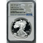 USA, 1 dolar West Point 2021 - Orel - NGC PF70 ULTRA CAMEO