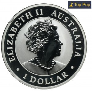 Australien, Elizabeth II, $1 2019 - Emu - NGC MS70