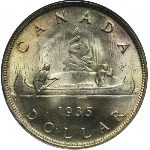 Kanada, Georg V, 1 Dollar Ottawa 1935 - PCGS MS64