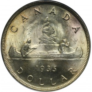 Canada, George V, 1 Dollar Ottawa 1935 - PCGS MS64