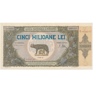 Rumunia, 5 milionów lei 1947