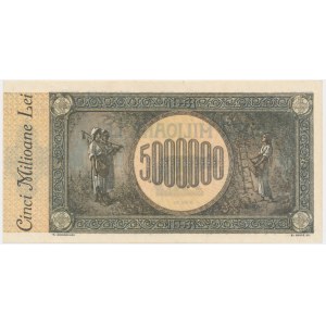 Romania, 5 million Lei 1947