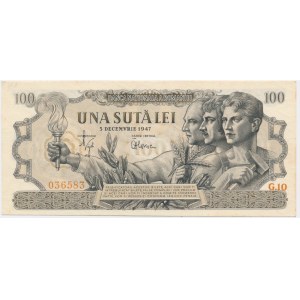 Romania, 100 Lei 1947