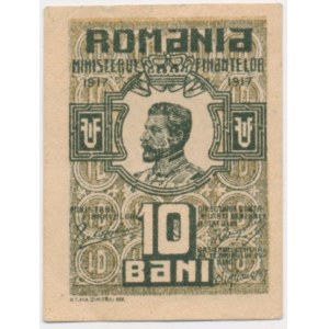 Rumänien, 10 bani 1917