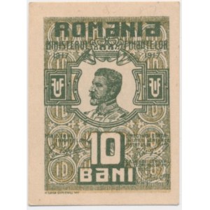 Rumänien, 10 bani 1917