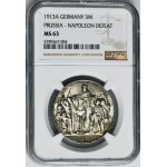 Niemcy, Królestwo Prus, Wilhelm II, 2 Marki Berlin 1913 A - NGC MS63