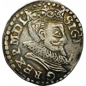 Sigismund III. Vasa, Trojak Lublin 1598 - volles Datum, ex. Marzęta