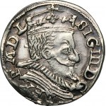 Sigismund III. Vasa, Trojak Lublin 1598 - UNBEMERKT, volles Datum, ex. Marzęta