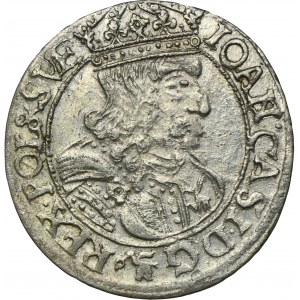 John II Casimir, 6 Groschen Lviv 1661 GBA - RARE, ex. Marzęta