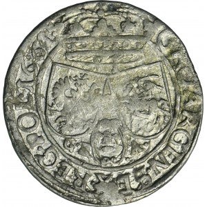 John II Casimir, 6 Groschen Lviv 1661 GBA - RARE, ex. Marzęta