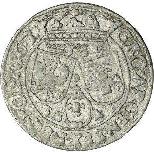 Jan II Kazimierz, Szóstak Lwów 1662 GBA - ex. Marzęta