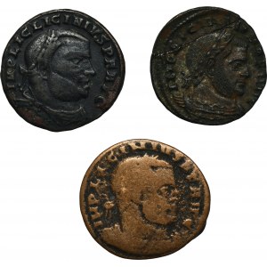 Set, Roman Imperial, Follis (3 pcs.)