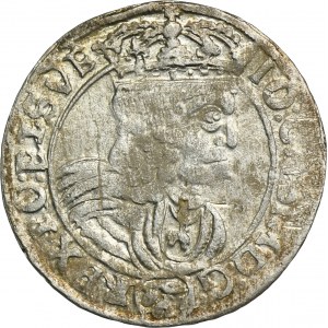 John II Casimir, 6 Groschen Lviv 1662 AC PT - RARE, ex. Marzęta