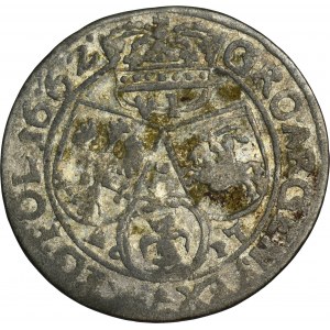 John II Casimir, 6 Groschen Lviv 1662 AC PT - RARE, ex. Marzęta