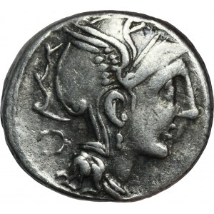 Roman Republic, C. Claudius Pulcher, T. Manlius Mancinus, Q. Urbinus, Denarius