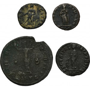 Set, Römisches Reich, Follis (4 Stück).