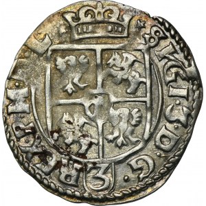 Sigismund III. Waza, Halbspur Kraków 1616 - RZADSZY, Abdank-Wappen, ex. Marzęta