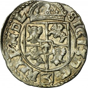 Sigismund III Vasa, 3 Polker Krakau 1617 - RARE, ex. Marzęta