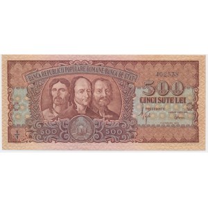 Rumänien, 500 Lei 1949