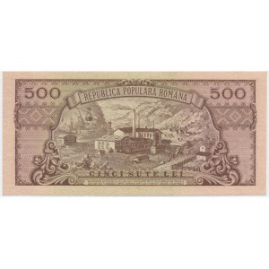 Rumänien, 500 Lei 1949