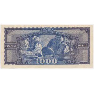 Rumunsko, 1 000 lei 1950