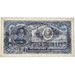 Romania, 100 Lei 1952 - blue serial