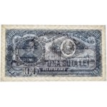 Rumänien, 100 Lei 1952 - blauer Zähler