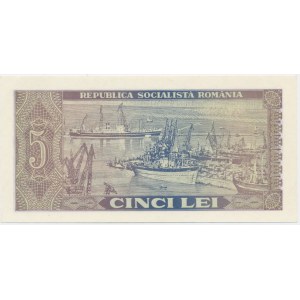 Romania, 5 lei 1966