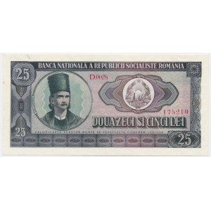 Romania, 25 Lei 1966