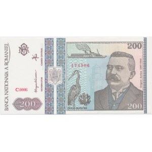 Rumunsko, 200 lei 1992