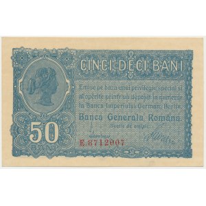 Romania, 50 bani (1917)