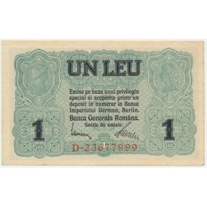 Rumunia, 1 lei (1917)